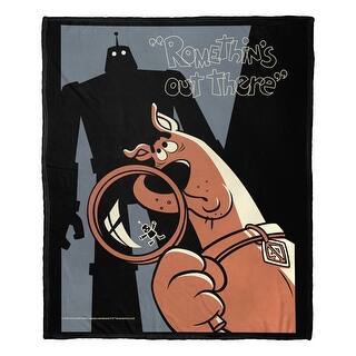 Warner Brothers Scooby-Doo Something's Out There Silk Touch Throw Blanket