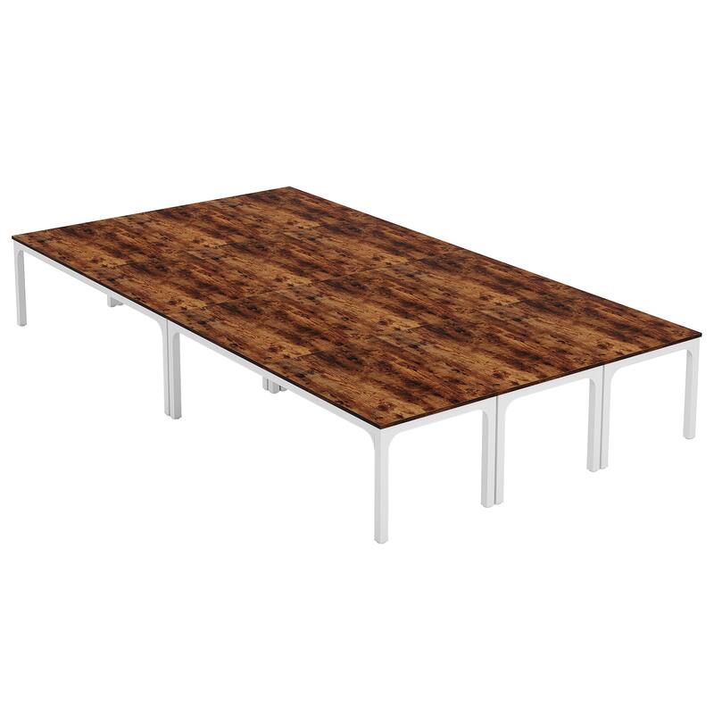 19FT Conference Table,Large Rectangle Meeting Seminar Table for 16-22 Person