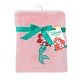 preview thumbnail 4 of 3, Disney Baby Ariel's Grotto Pink/Red Mermaid Baby Blanket by Lambs & Ivy