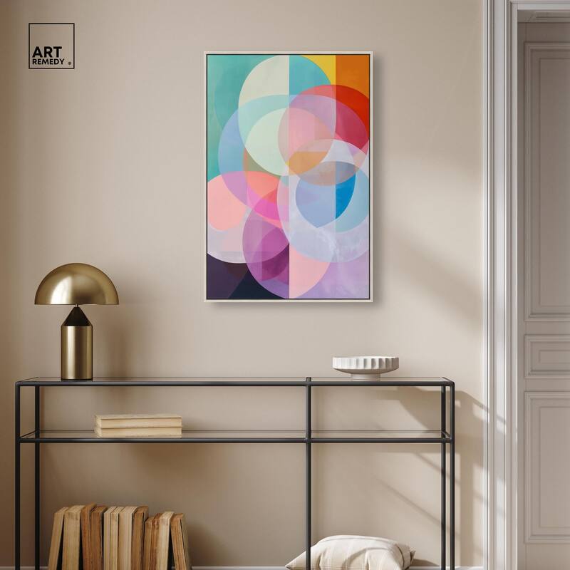 Oneiric Circles II Canvas by Art Remedy