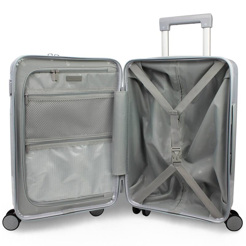 Smart Lightweight Carry-On Luggage with USB-A & USB-C Ports