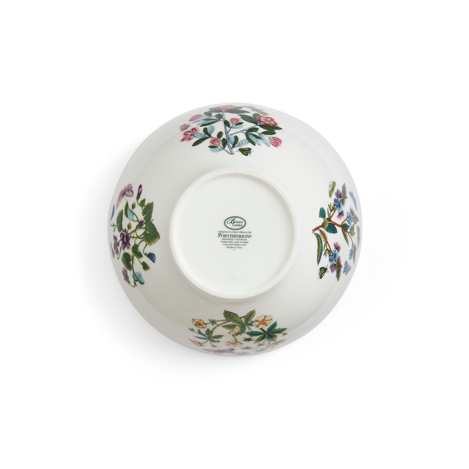 Portmeirion Botanic Garden 10 Piece Nesting Dinnerware Bowl Set