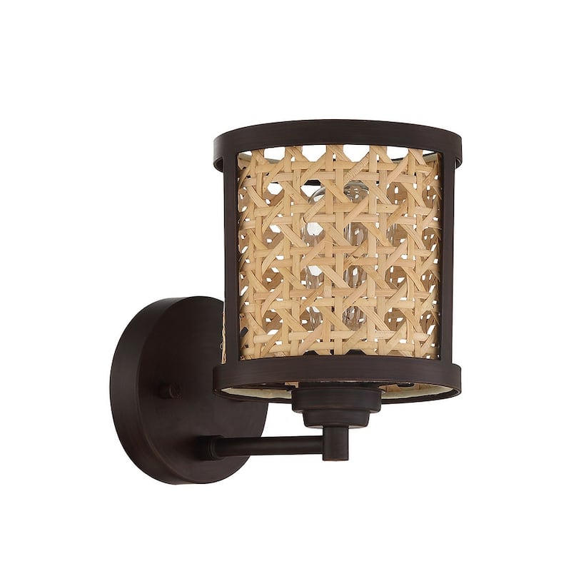 Craftmade Malaya 9" Tall Wall Sconce - Aged Bronze Brushed