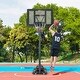 preview thumbnail 2 of 8, Goplus Portable Basketball Hoop 11-Level Height Adjustable Basketball - See Details