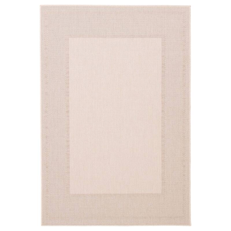 ECARPETGALLERY Machine Woven Jute Natura Polypropylene Rug - Beige/ Ivory - 7'10 x 10'2