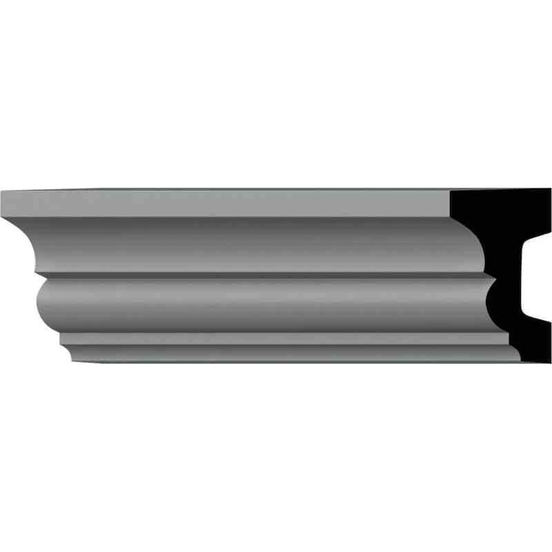7/8"H x 1/2"P x 94 1/2"L Classic Panel Moulding - 2 3/8"H x 7/8"P x 94 1/2"L