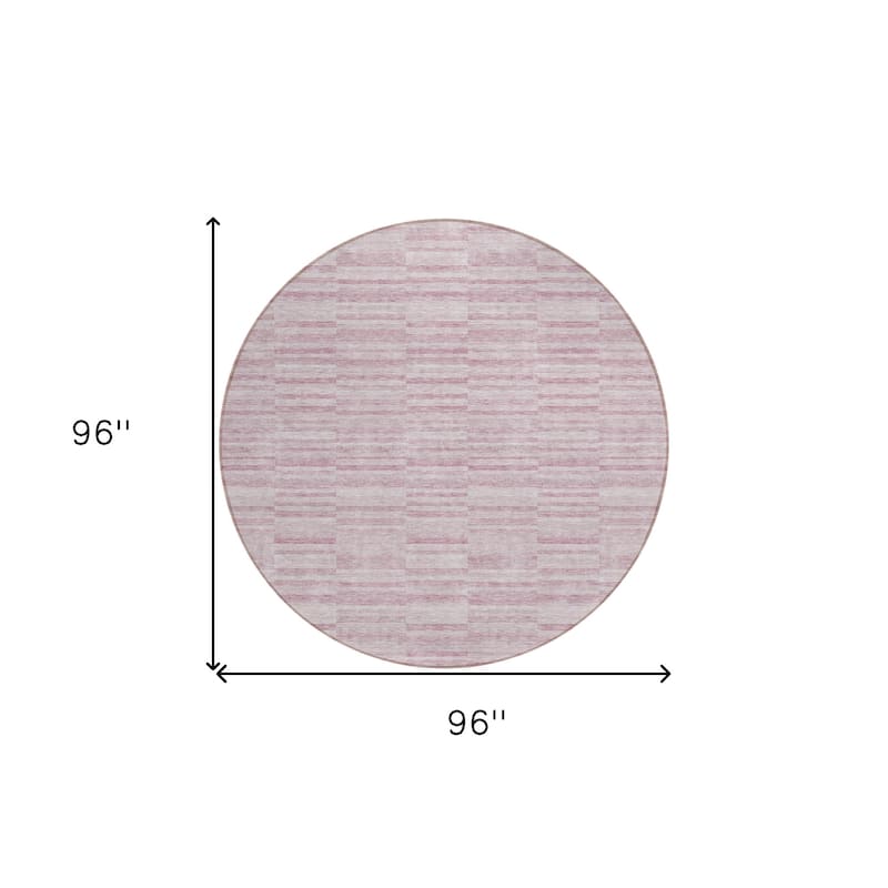 HomeRoots Striped Transitional Rectangle Outdoor Rug