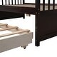 preview thumbnail 37 of 55, Separable Twin-Over-Full Bunk Bed Wooden Kids Bed with Twin Size Trundle,Guardrails,Drawers for Bedroom