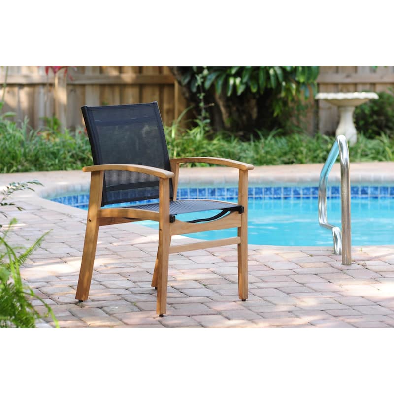 Amazonia Teak 5-piece Rectangular Patio Dining Set - 5 Piece Set