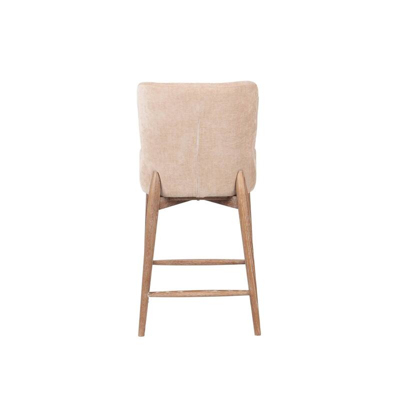 Notting Hi 27" Counter Stool, Champagne Chenille