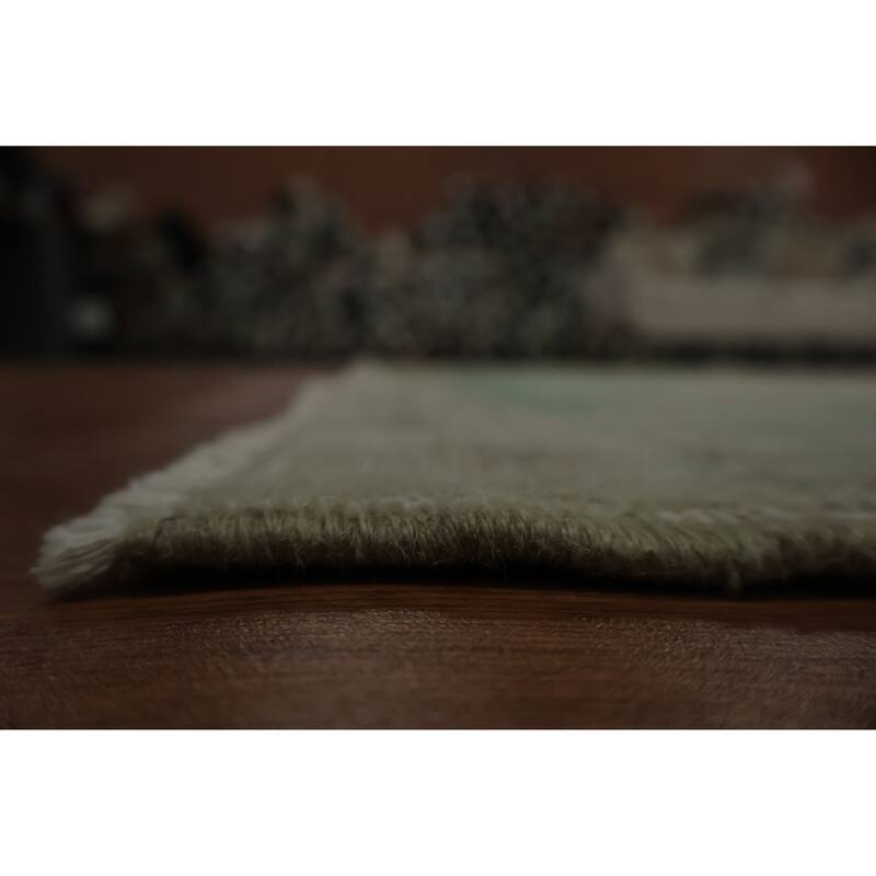 Hand Knotted Oriental 100% Wool Carpet Transitional Floral Beige & Ivories Anatolian Area Rug - 8' 3'' X 5' 3''