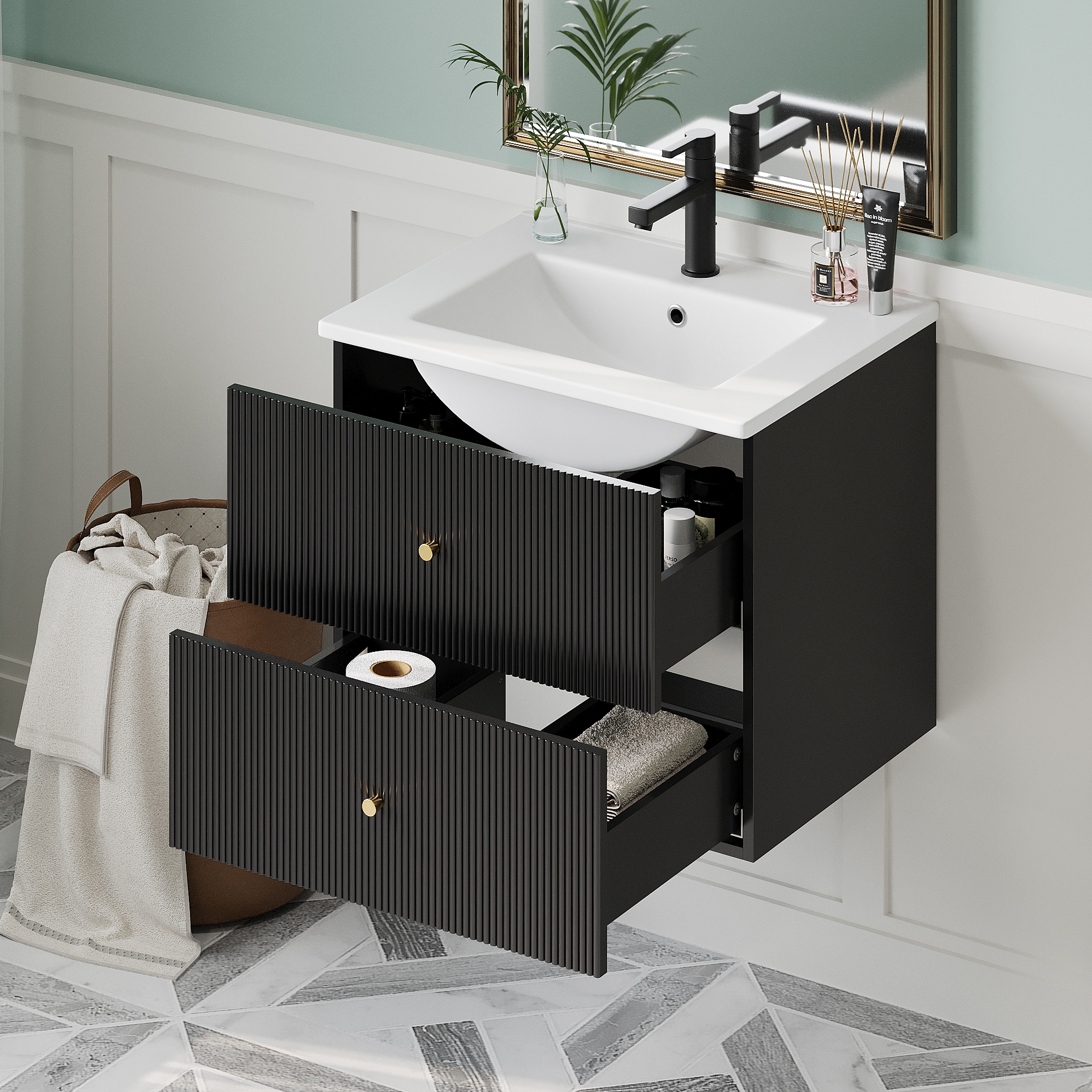 Toilet sink vanity combo discount