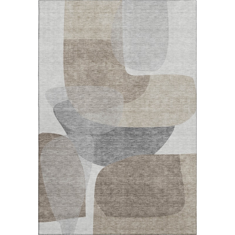 Premium Washable Super Soft Contemproary Retro Mayfield Rug