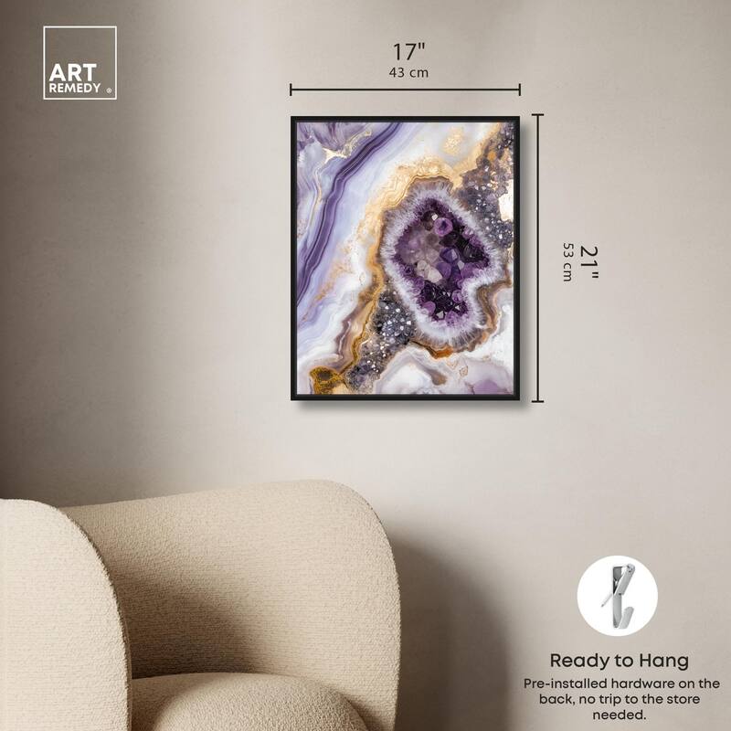 Amethystine Dream II Canvas by Art Remedy