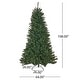 preview thumbnail 8 of 14, 9-foot Noble Fir Pre-Lit String Light or Unlit Hinged Artificial Christmas Tree by Christopher Knight Home