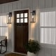 preview thumbnail 32 of 50, 2-pack 13" H 1-Light Black Outdoor wall Lantern(Dusk to Dawn could be chosen)