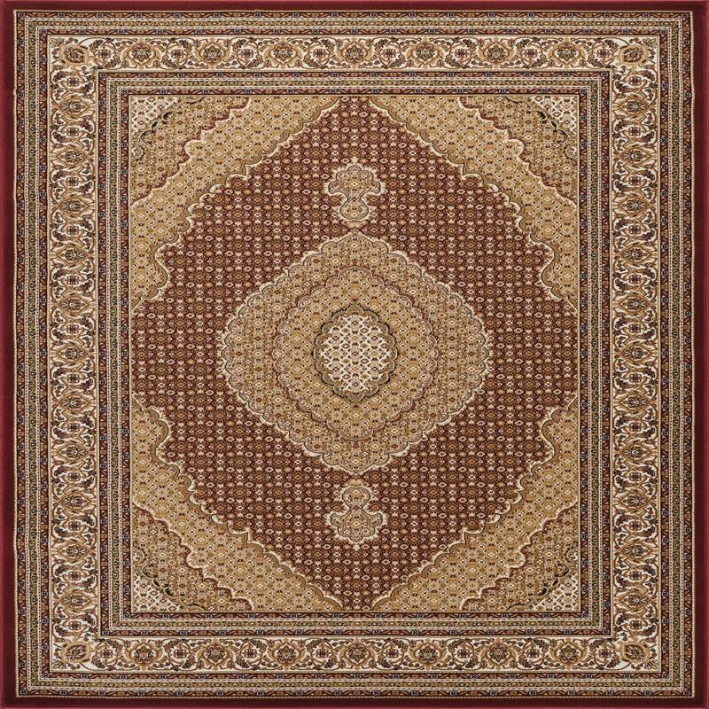 Red 2 ft. 7 in. x 9 ft. 10 in. Area Rug - 10' x 3'