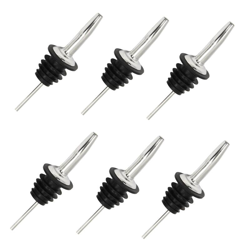 Chef Craft Stainless Steel Bottle Pourer Spout Set - Great for Wine, Olive Oil and Other Bottles - 3 Sets