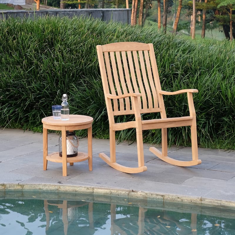 Cambridge Casual Sherwood Teak Patio Side Table
