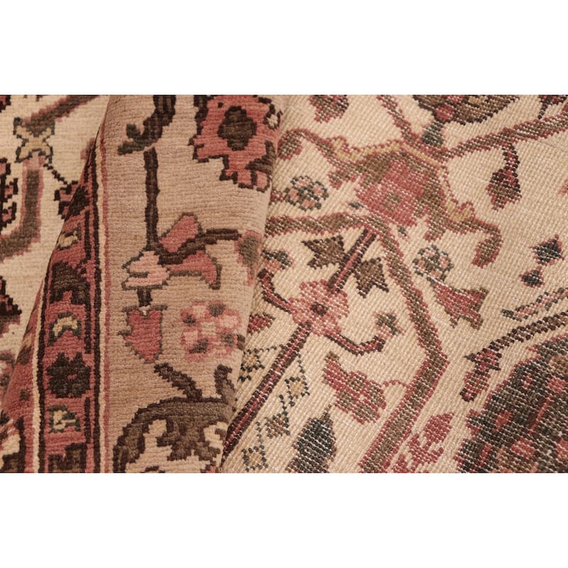 Vintage Herati Bidjar Hand Knotted Wool Rug