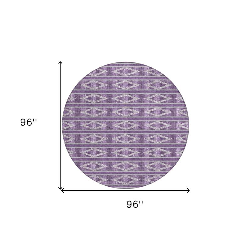 HomeRoots Geometric Transitional Rectangle Outdoor Rug