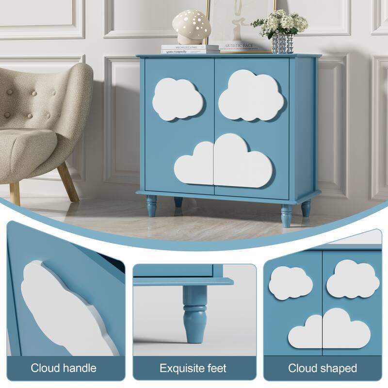 Sideboard Buffet Cabinet Kitchen Cabinet With Removable Shelves