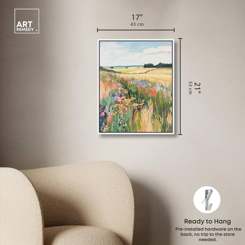 Open Field I Canvas by Art Remedy