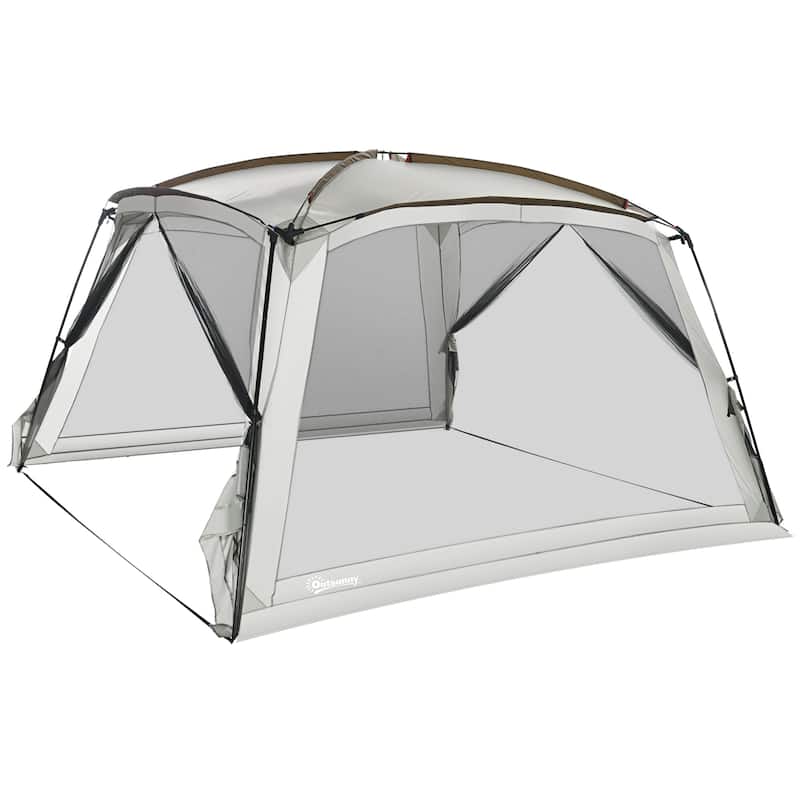 12' x 12' Screen House Room, UV50+ Screen Tent with 2 Doors and Carry Bag, Easy Setup, for Patios Outdoor Camping Activities