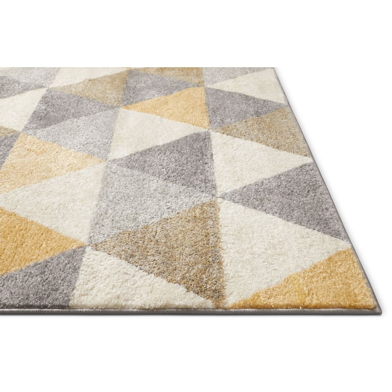 Well Woven Mid Century Modern Geometric Area Rug - 5'3" x 7'3" - 5'3" x 7'3"