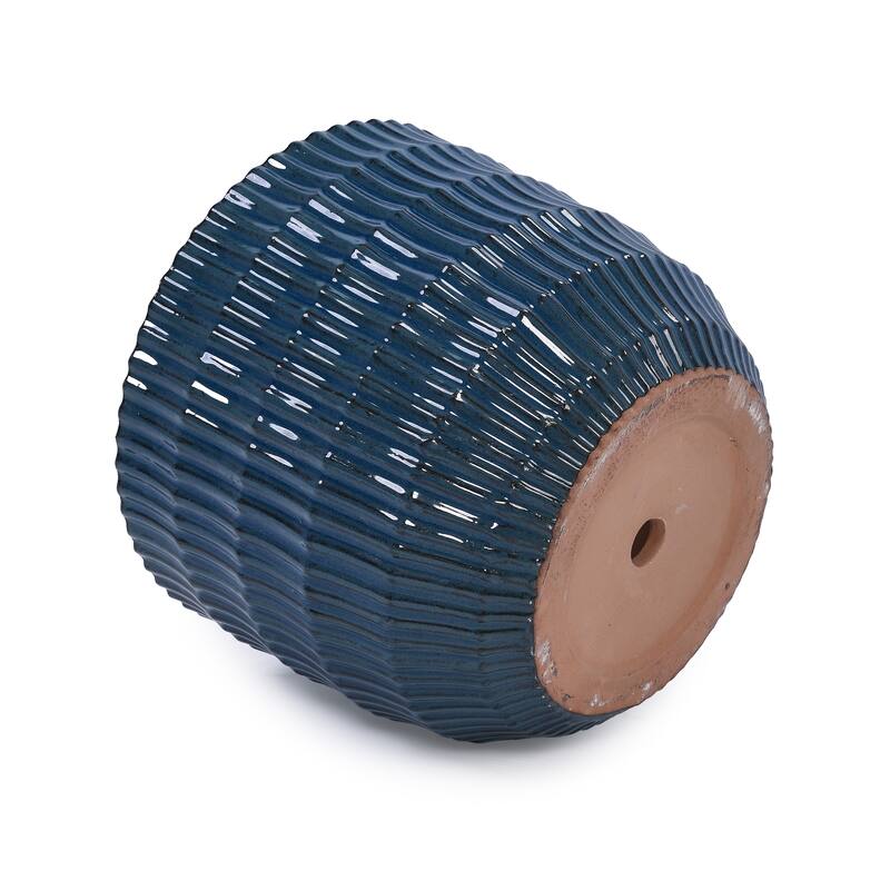 Handmade Terra Cotta Ceramic Planter Breathable Clay Drainage Holes