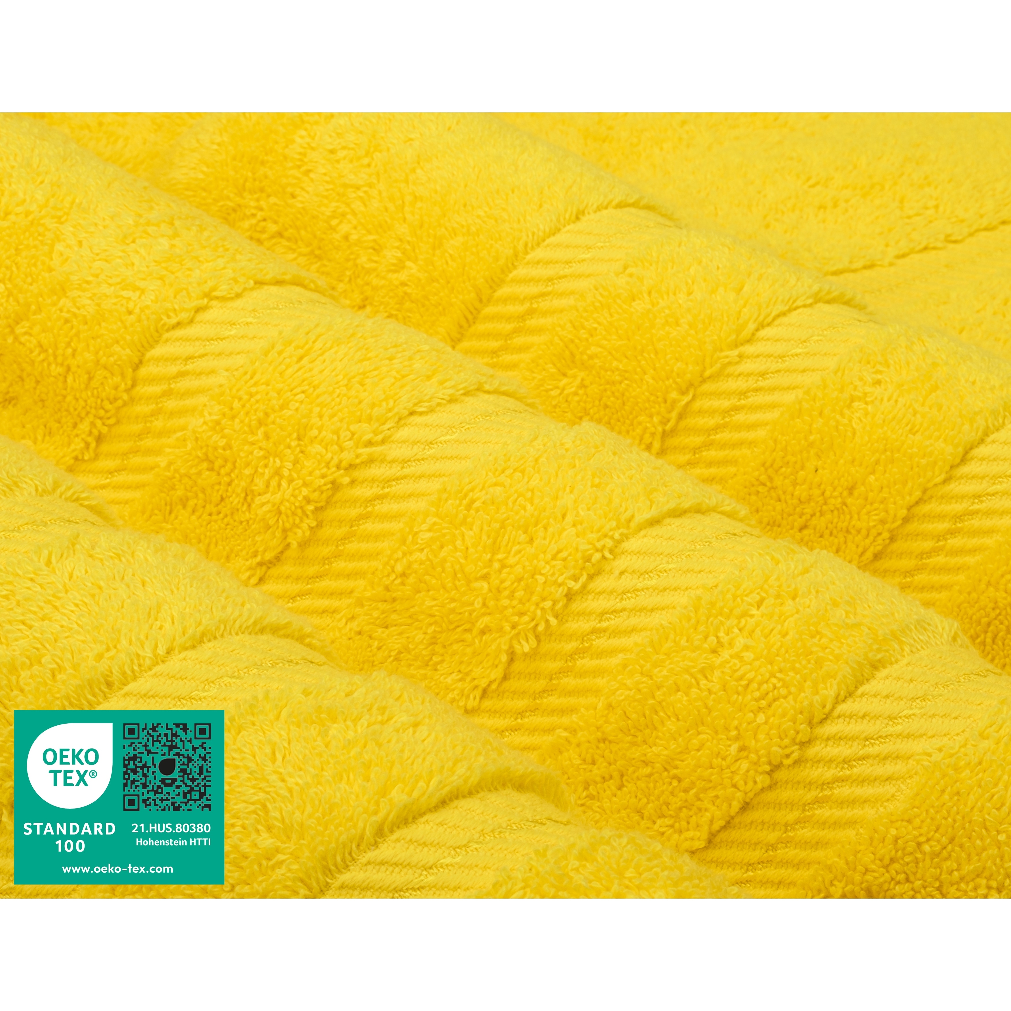 American Soft Linen Bath Towel Set 100% Turkish Cotton Luxury 6 Piece Towel  Set - Sun Yellow
