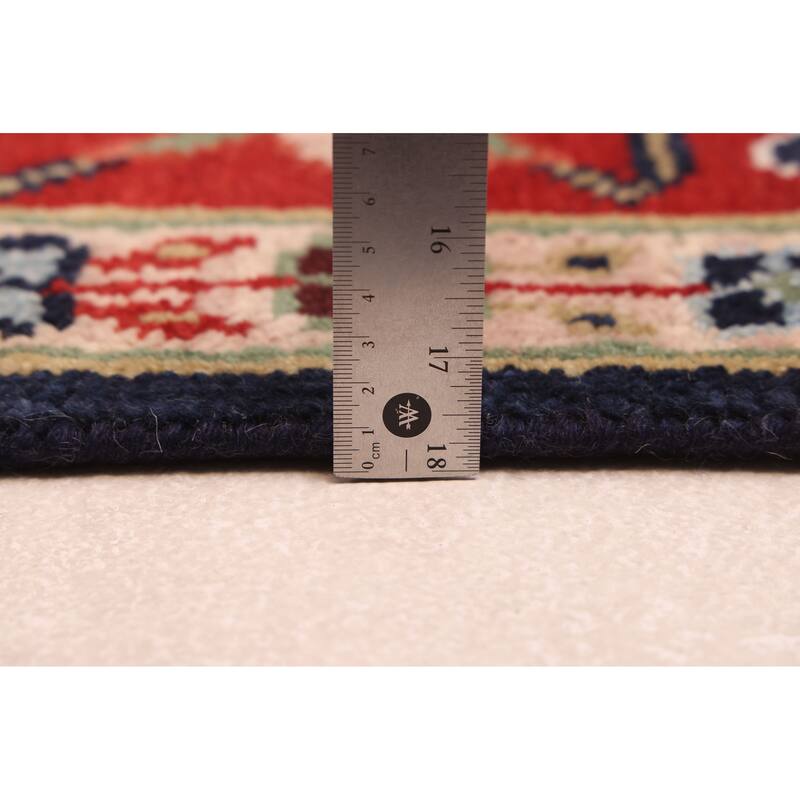 ECARPETGALLERY Hand-knotted Serapi Heritage Dark Navy Wool Rug - 9'10 x 13'10