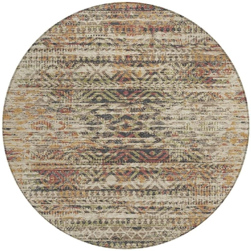 HomeRoots Moroccan Transitional Rectangle Outdoor Rug