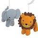 preview thumbnail 2 of 2, Bedtime Originals Jungle Buddies Animal Theme Musical Baby Crib Mobile