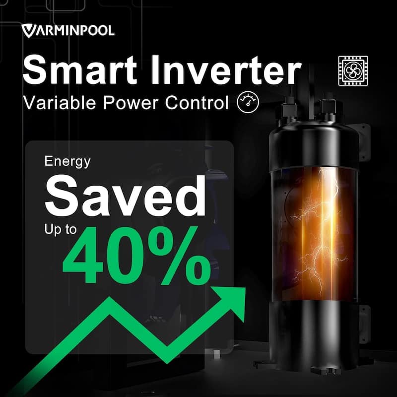 16000 BTU Heat Pump for Above Ground Pool up to 5400 Gallons - 16000 BTU