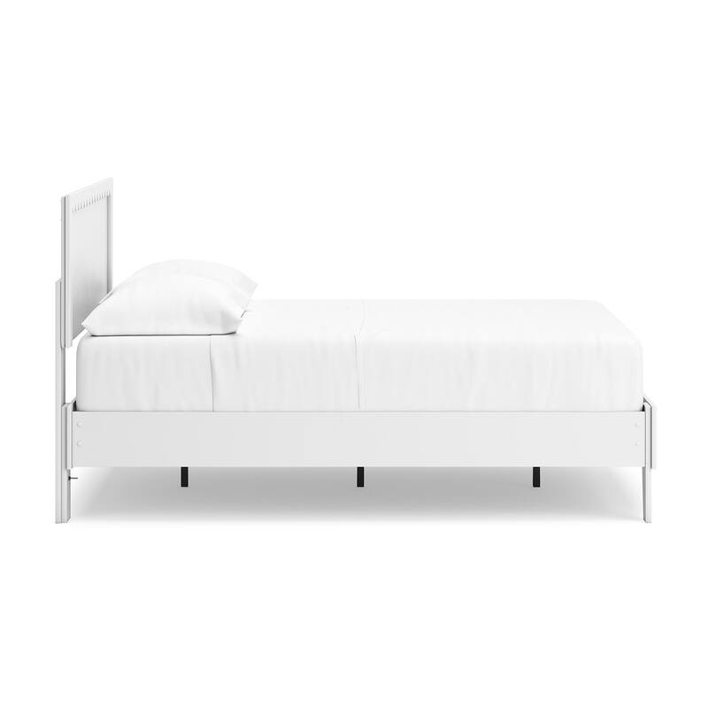 Signature Design by Ashley Hallityn White Panel Platform Bed