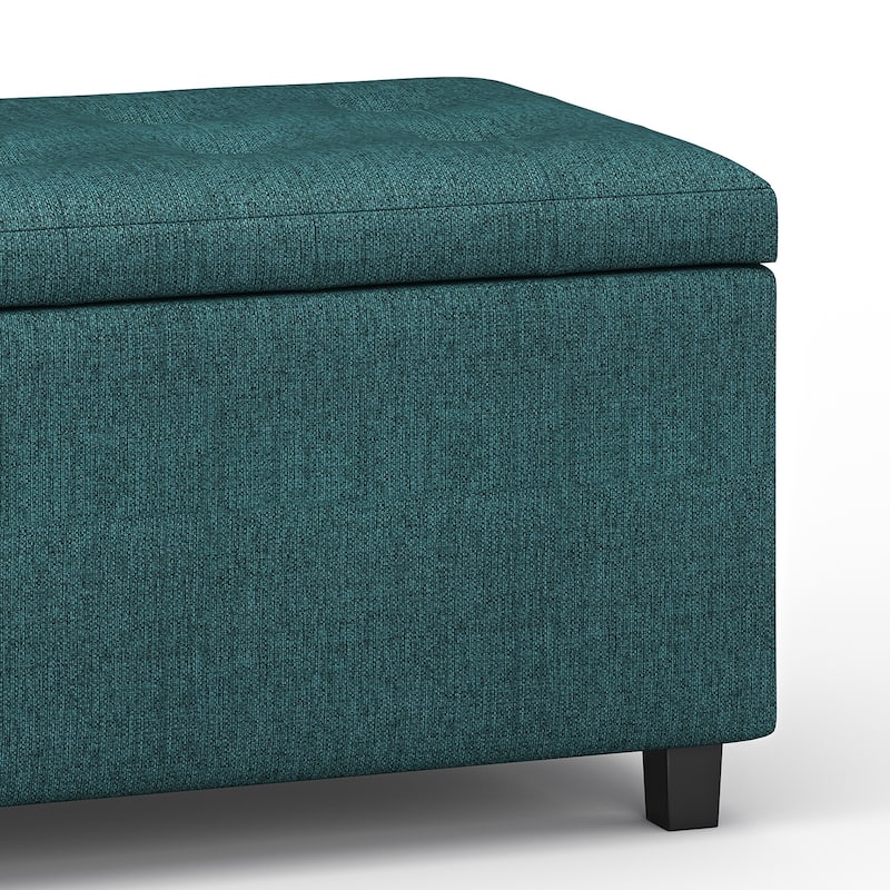 WYNDENHALL Essex 34-in. Wide Rectangular Storage Ottoman
