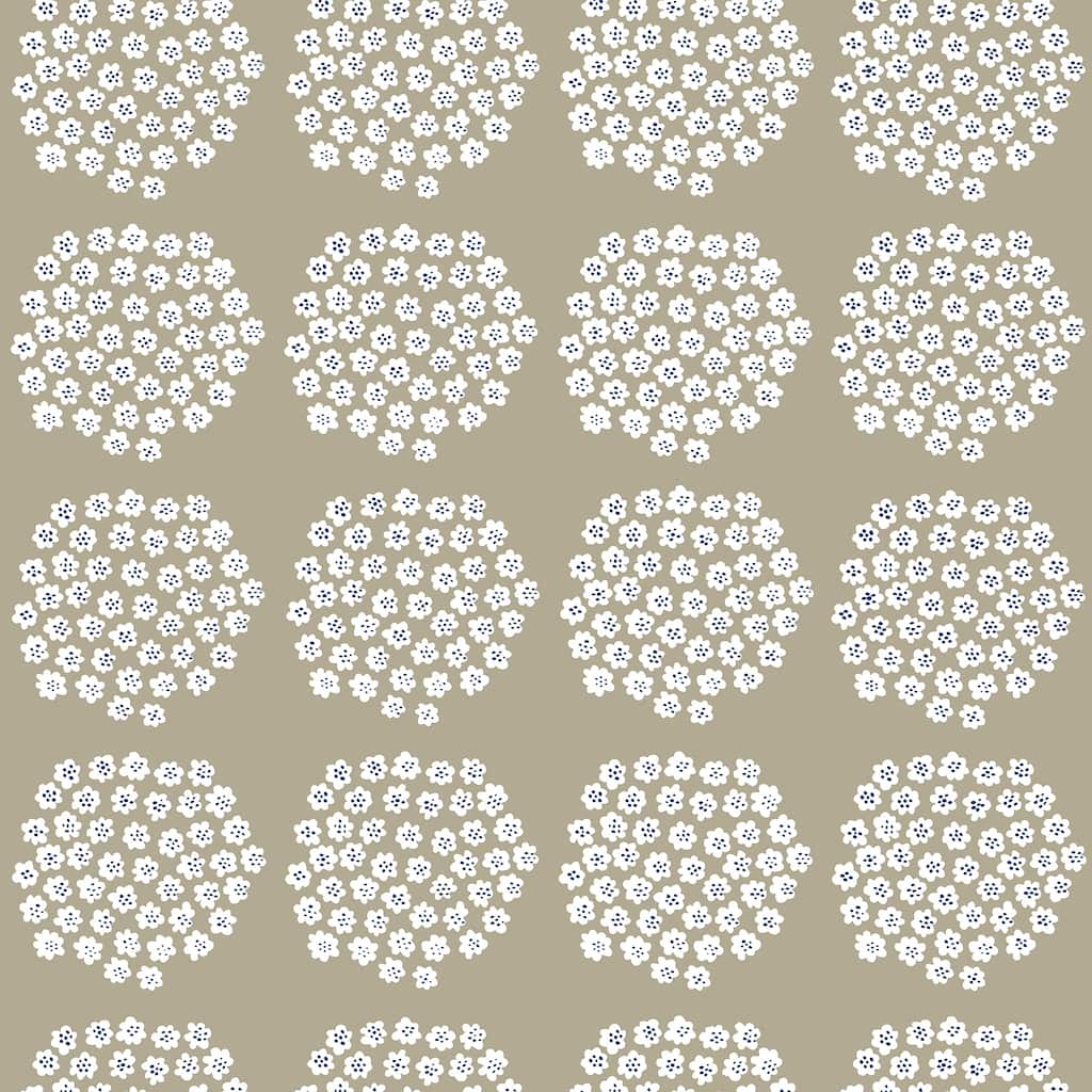 Marimekko Taupe Puketti Peel & Stick Wallpaper