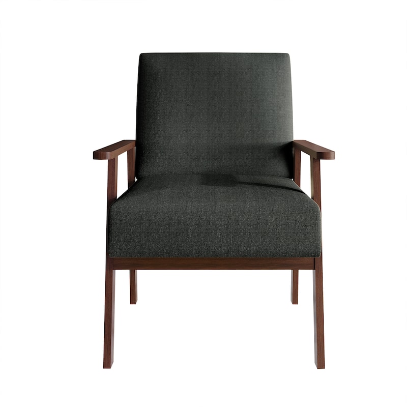 CraftPorch Minimalist Accent Chair - Charcoal Grey