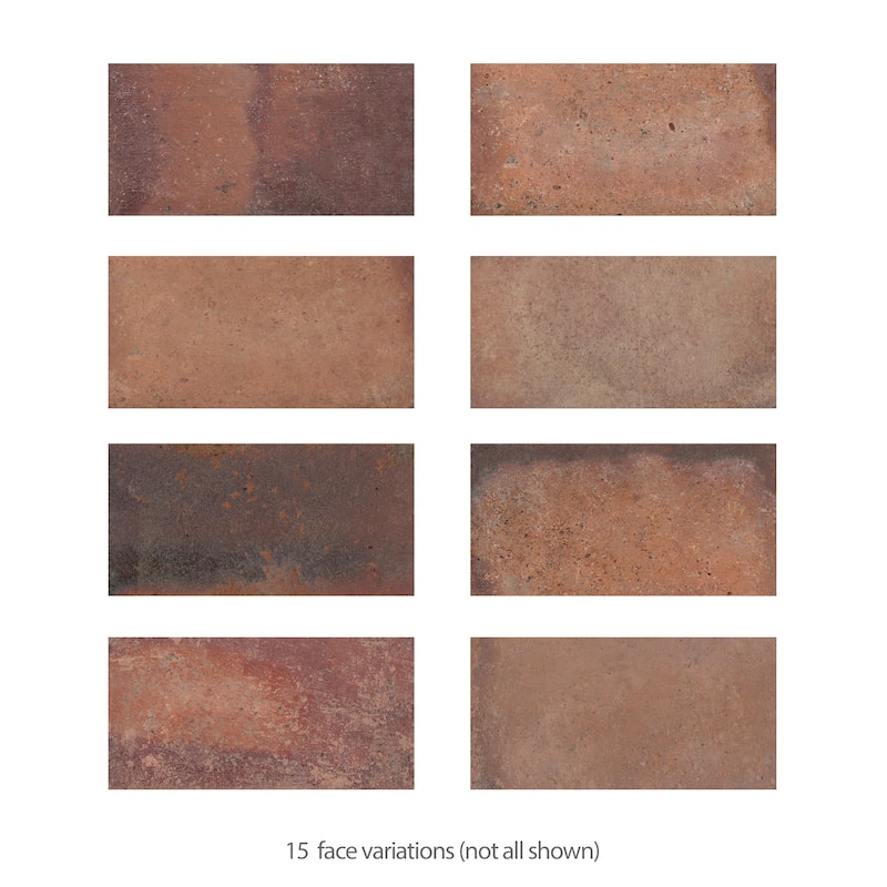 Merola Tile Atelier Rubina Brown 4-1/2" x 9-1/8" Porcelain Floor and Wall Tile