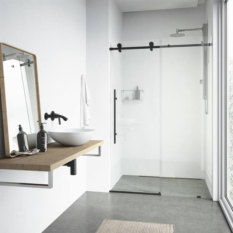 VIGO Elan E-Class Frameless Sliding Shower Door