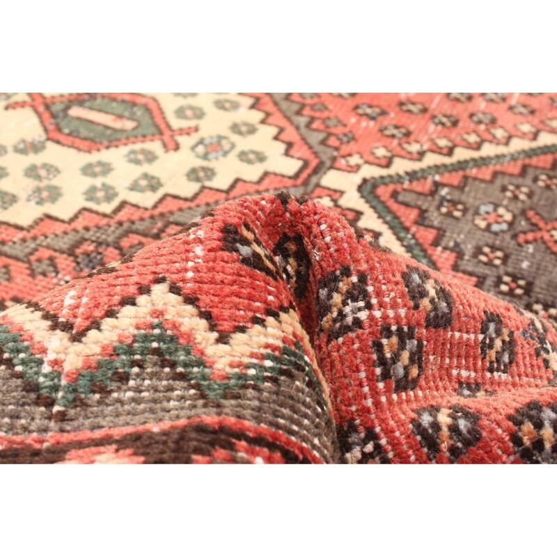 ECARPETGALLERY Hand-knotted Konya Anatolian Red Wool Rug - 4'7 x 5'11