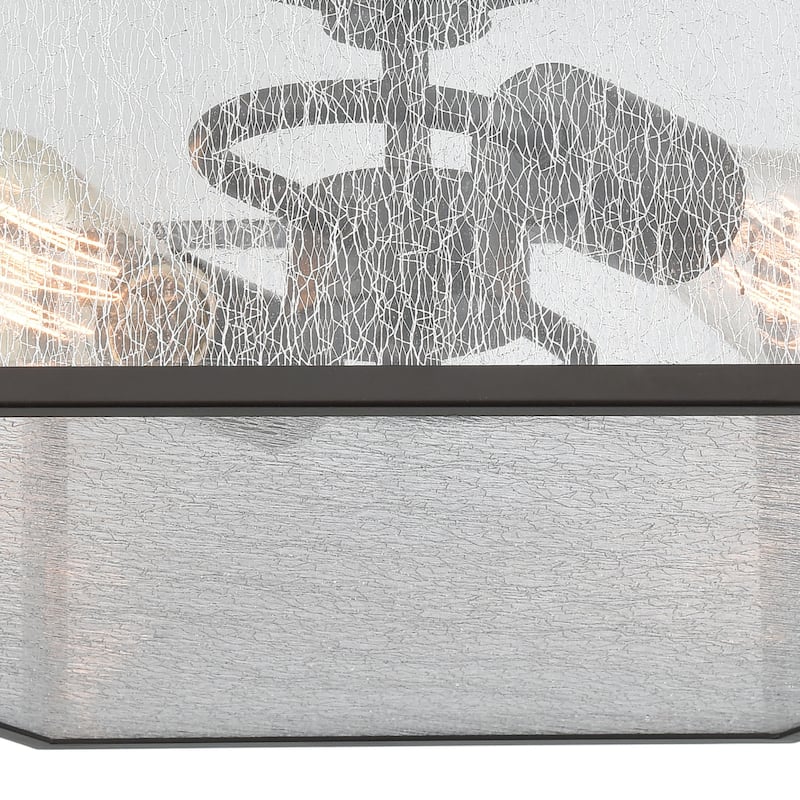 Elk Home Spencer Oil Rubbed Bronze Metal 2 Light Semi Flush Mount