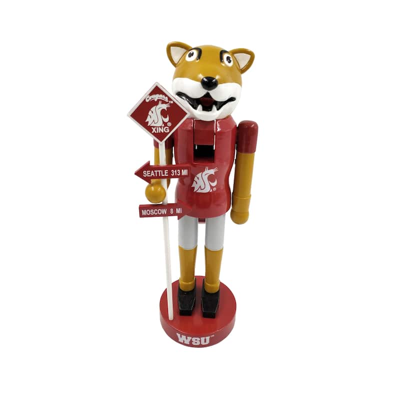 12 inch Washington State Rivalry Nutcracker - red