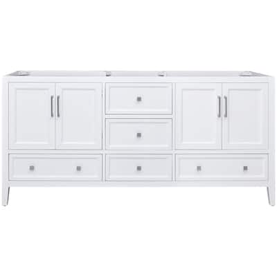 Avanity EVERETTE-V72-WT Everette 72" Double Free Standing Vanity