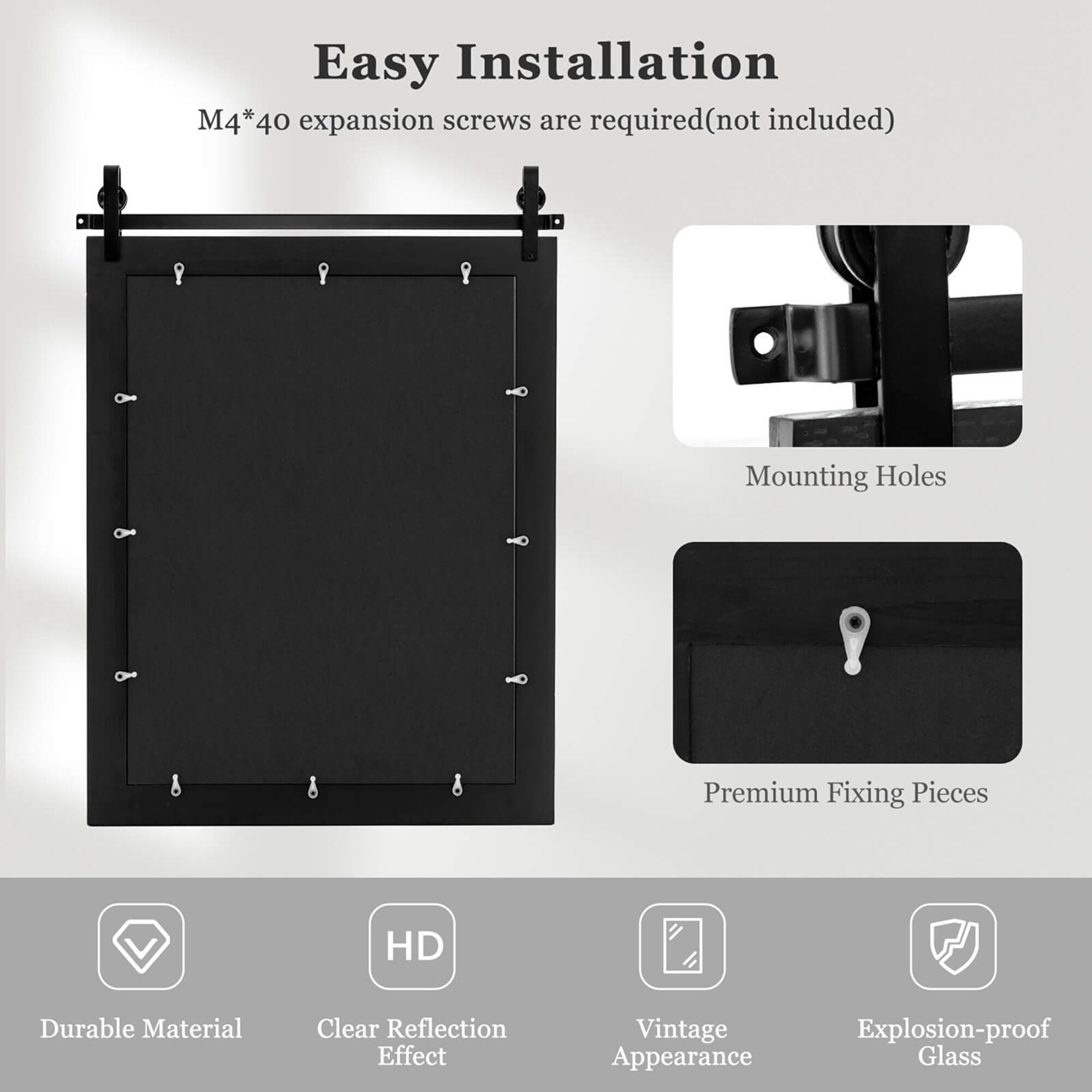 Costway-30''x22''-Wall-Mount-