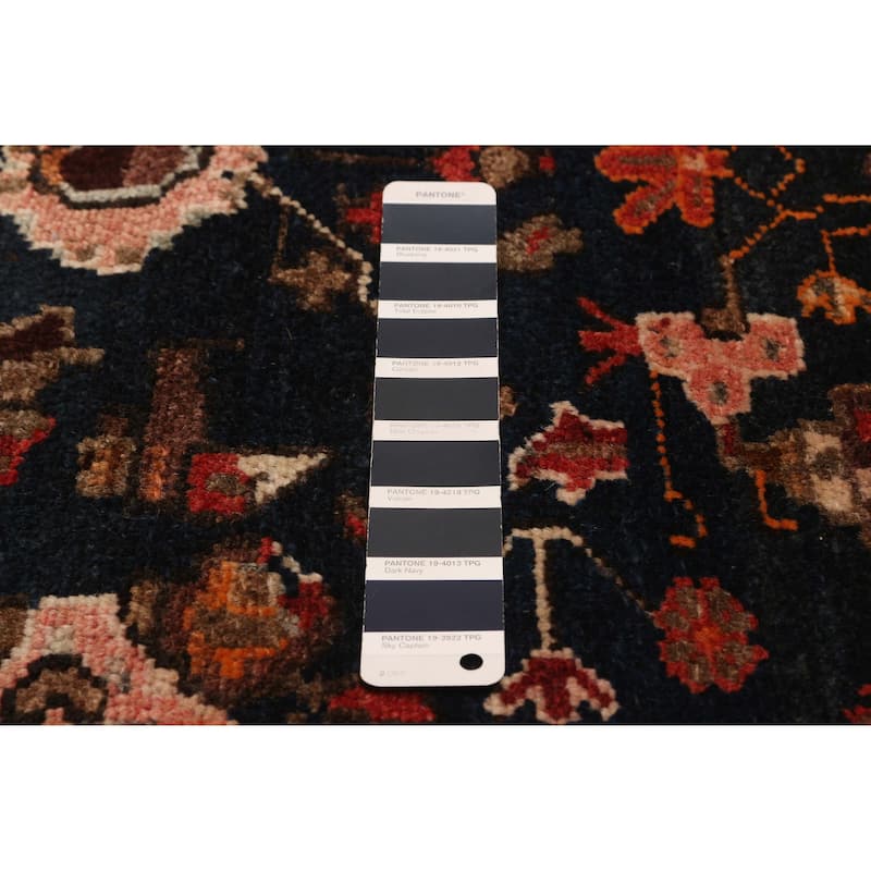 ECARPETGALLERY Hand-knotted Andelz Dark Navy Wool Rug - 3'1 x 9'4