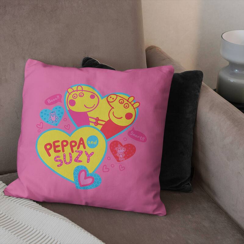 Hasbro Peppa Pig 18 Inch Throw Pillow