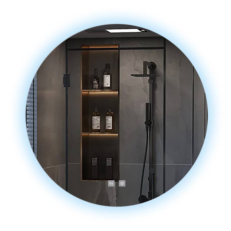 Nordica Round LED Bathroom Vanity Mirror - N/A