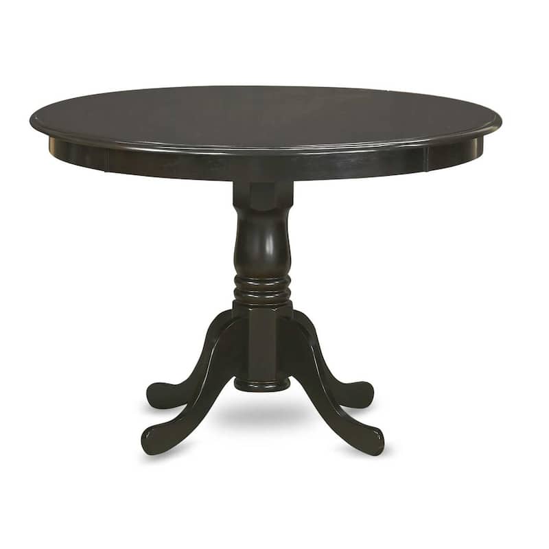 Kitchen Table Set for 4 - 42 Inch Round Dining Table with 4 Chairs - Classic Charm Dinette Set